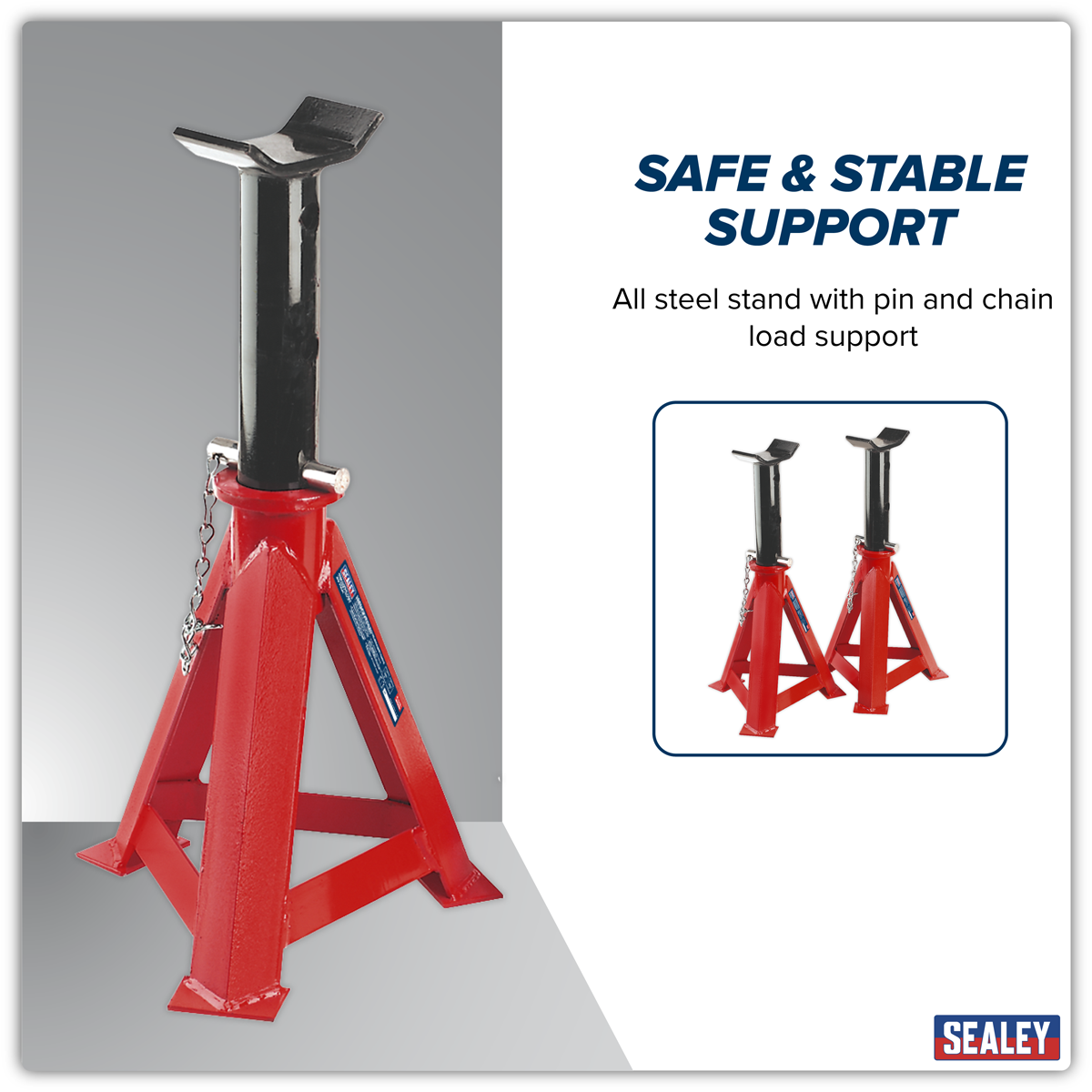 Axle Stands (Pair) 12 Tonne Capacity per Stand AS12000