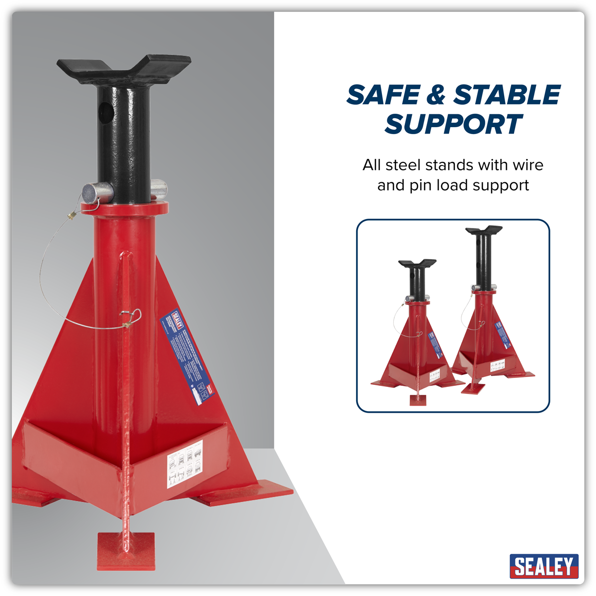 Axle Stands (Pair) 15 Tonne Capacity per Stand AS15000
