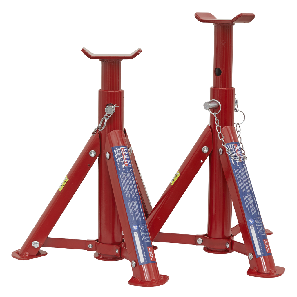 Folding Type Axle Stands (Pair) 2 Tonne Capacity per Stand AS2000F