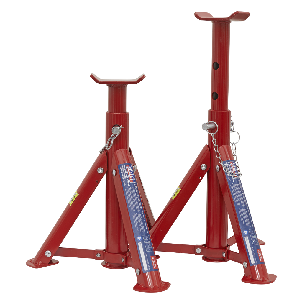 Folding Type Axle Stands (Pair) 2 Tonne Capacity per Stand AS2000F