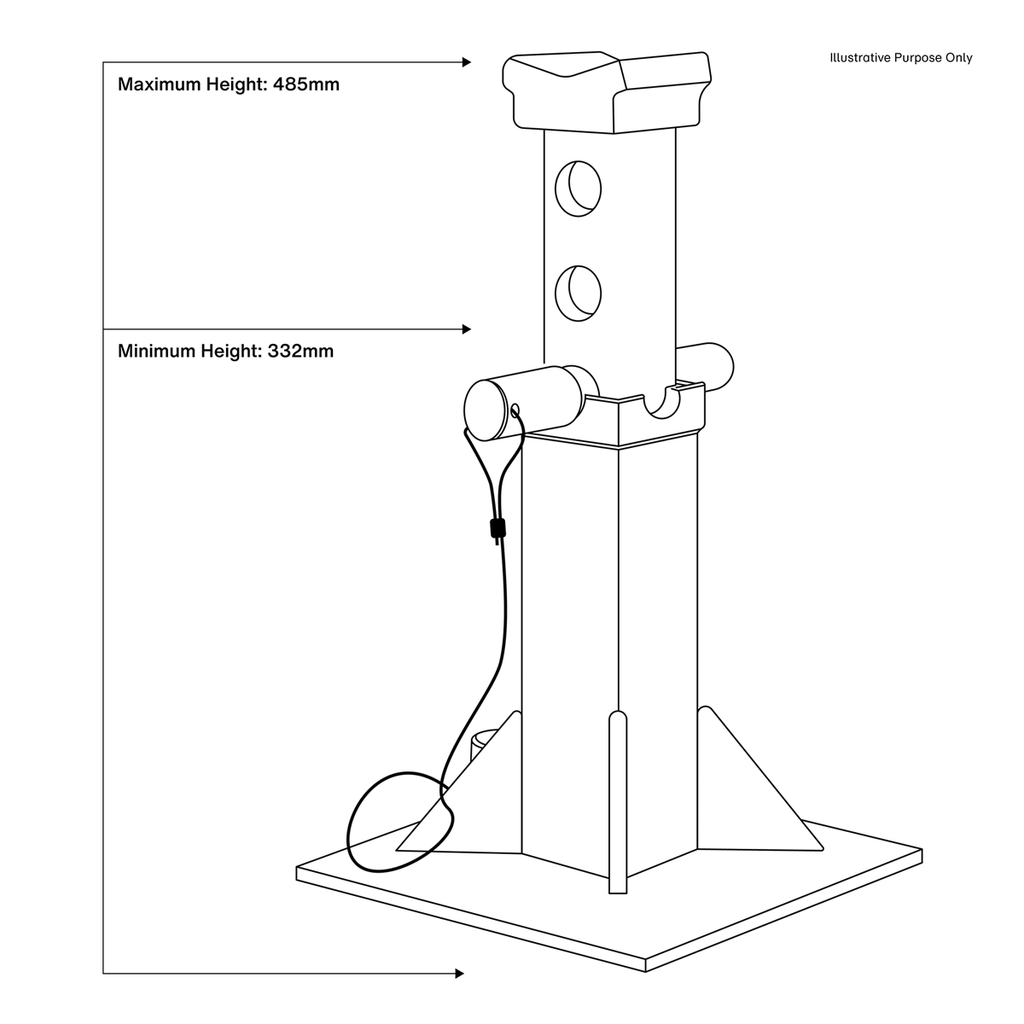 Axle Stands (Pair) 20 Tonne Capacity per Stand AS20