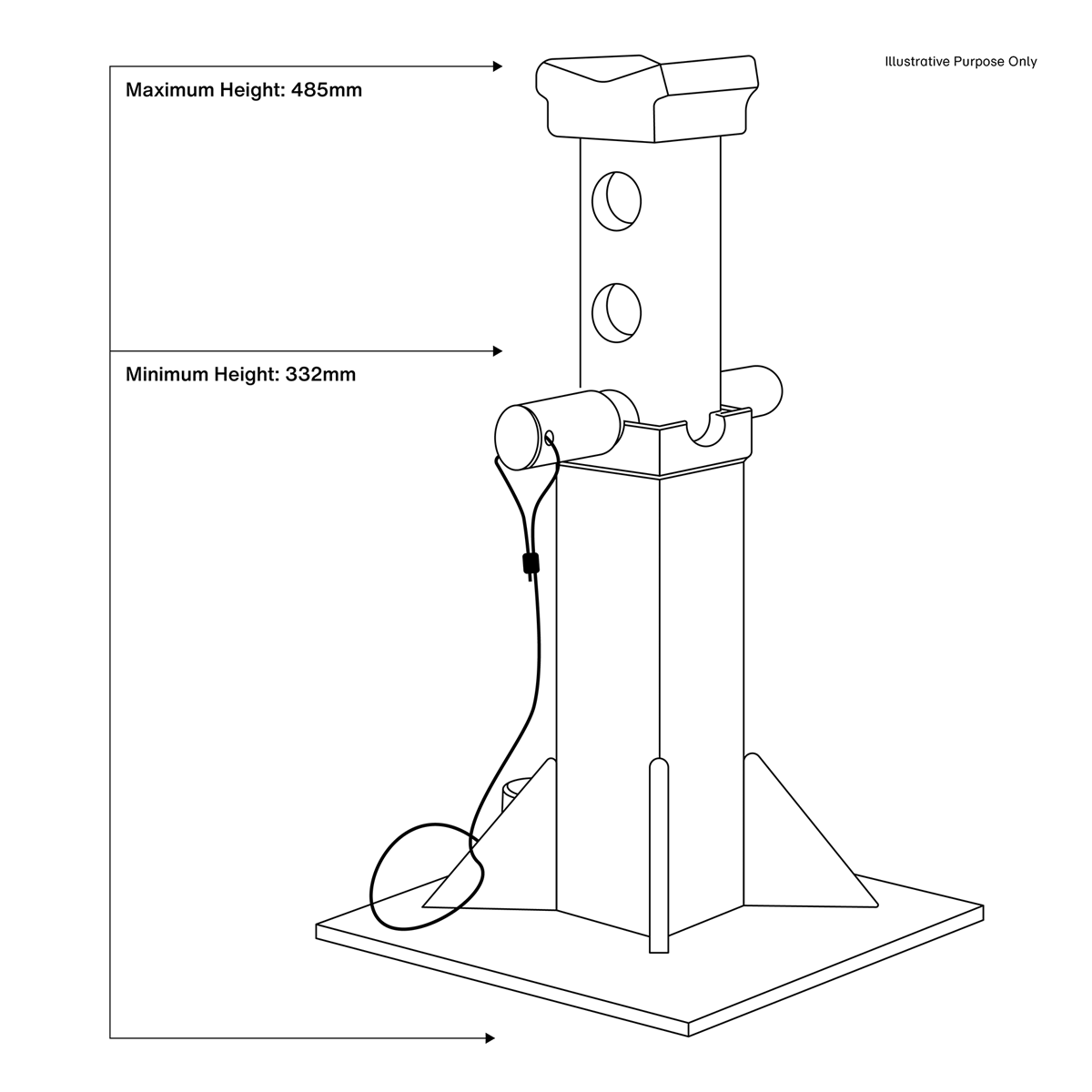 Axle Stands (Pair) 20 Tonne Capacity per Stand AS20