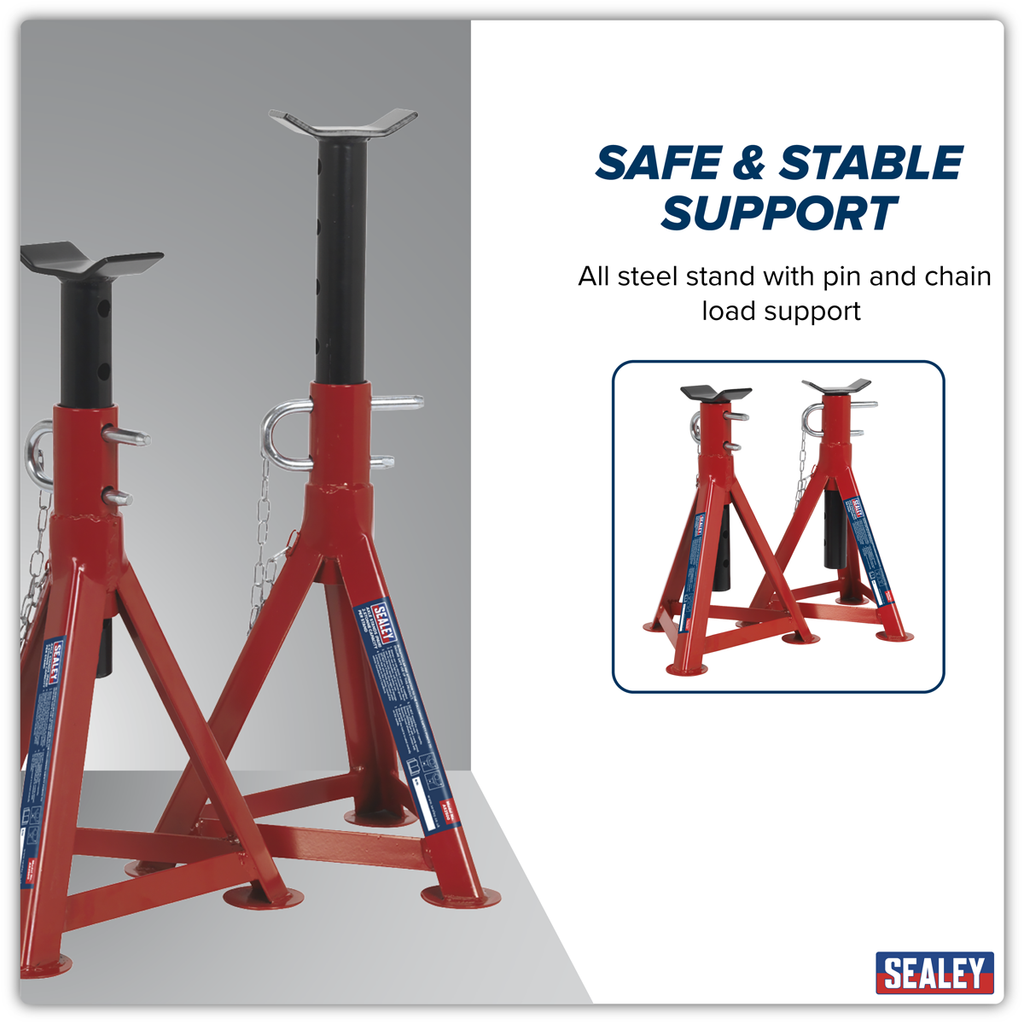 Axle Stands (Pair) 2.5 Tonne Capacity per Stand AS2500