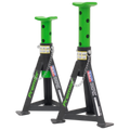 Axle Stands (Pair) 3 Tonne Capacity per Stand - Green AS3G