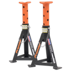 Axle Stands (Pair) 3 Tonne Capacity per Stand - Orange AS3O