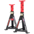 Axle Stands (Pair) 3 Tonne Capacity per Stand - Red AS3R