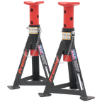 Axle Stands (Pair) 3 Tonne Capacity per Stand - Red AS3R