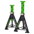 Axle Stands (Pair) 6 Tonne Capacity per Stand - Green AS6G