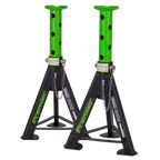 Axle Stands (Pair) 6 Tonne Capacity per Stand - Green AS6G