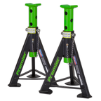 Axle Stands (Pair) 6 Tonne Capacity per Stand - Green AS6G