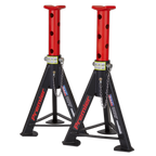 Axle Stands (Pair) 6 Tonne Capacity per Stand - Red AS6R