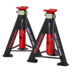 Axle Stands (Pair) 6 Tonne Capacity per Stand - Red AS6R