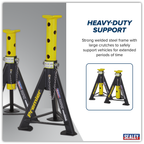 Axle Stands (Pair) 6 Tonne Capacity per Stand - Yellow AS6Y