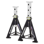 Axle Stands (Pair) 6 Tonne Capacity per Stand - White AS6