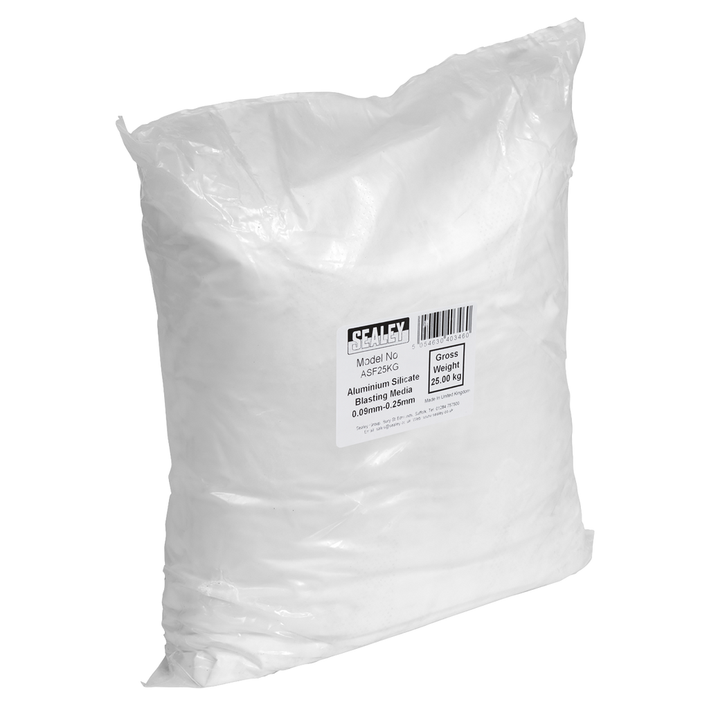 Aluminium Silicate Blasting Media 0.09mm-0.25mm ASF25KG