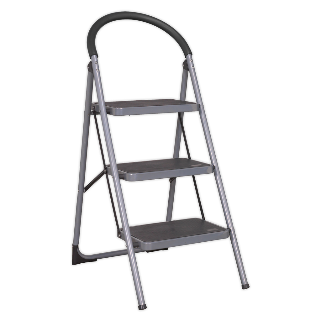 3-Tread Step Stool 150kg Capacity - EN 14183 ASL23