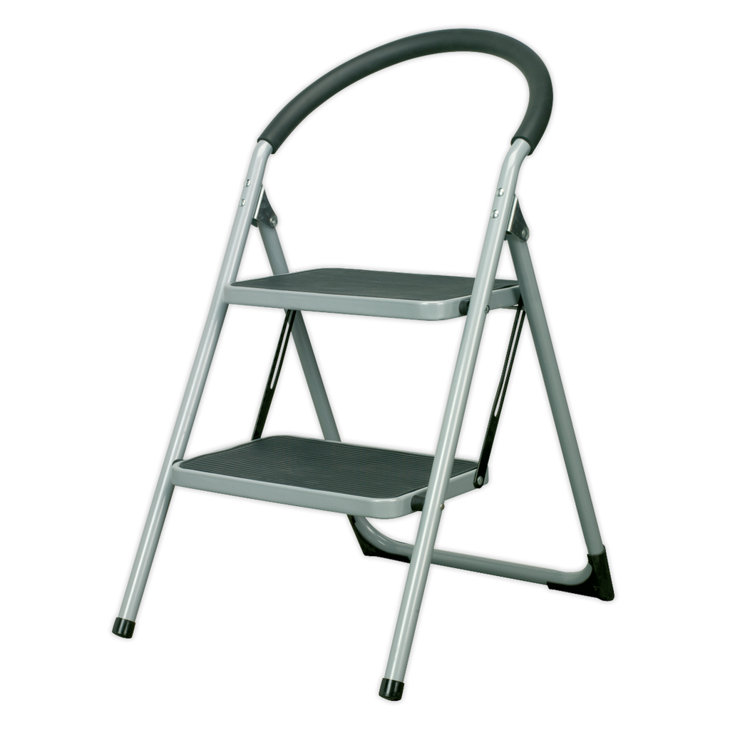 Step Stool 2-Tread 150kg Capacity - BS EN14183 ASL2