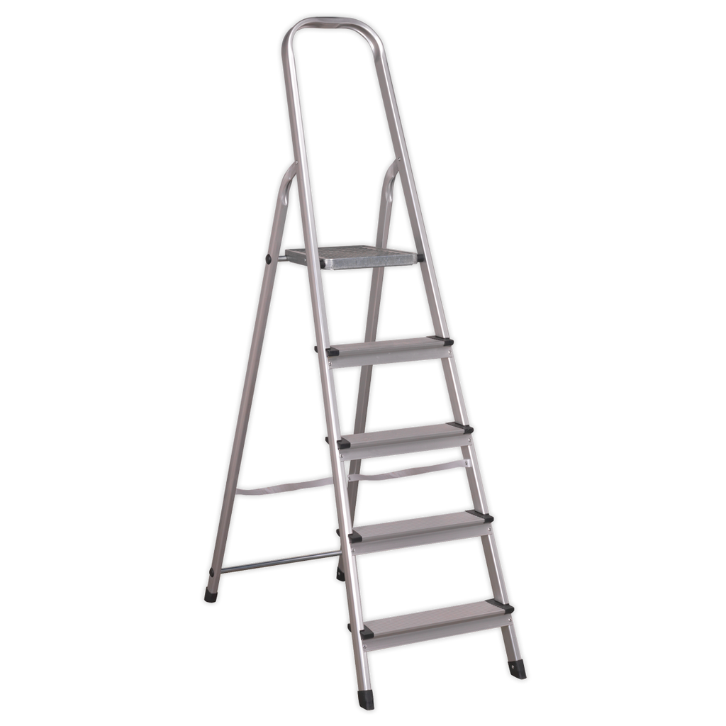 Aluminium Step Ladder 5-Tread - EN 131 ASL5