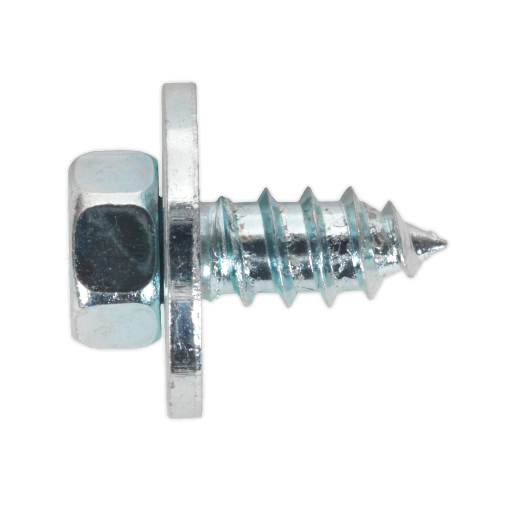 Zinc Plated Acme Screw with Captive Washer M12 x 1/2" - Pack of 50 ASW121