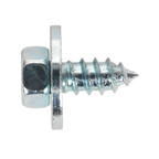 Zinc Plated Acme Screw with Captive Washer M12 x 1/2" - Pack of 50 ASW121