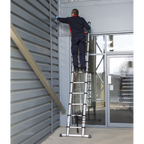 Aluminium Professional Telescopic Ladder 11-Tread - EN 131 ATL11
