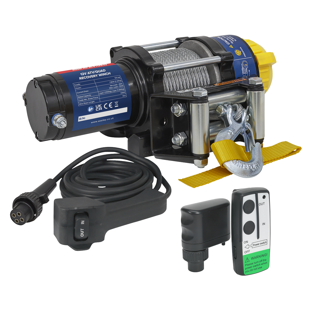 Wireless Winch ATV1135 Combo Kit ATV1135KIT