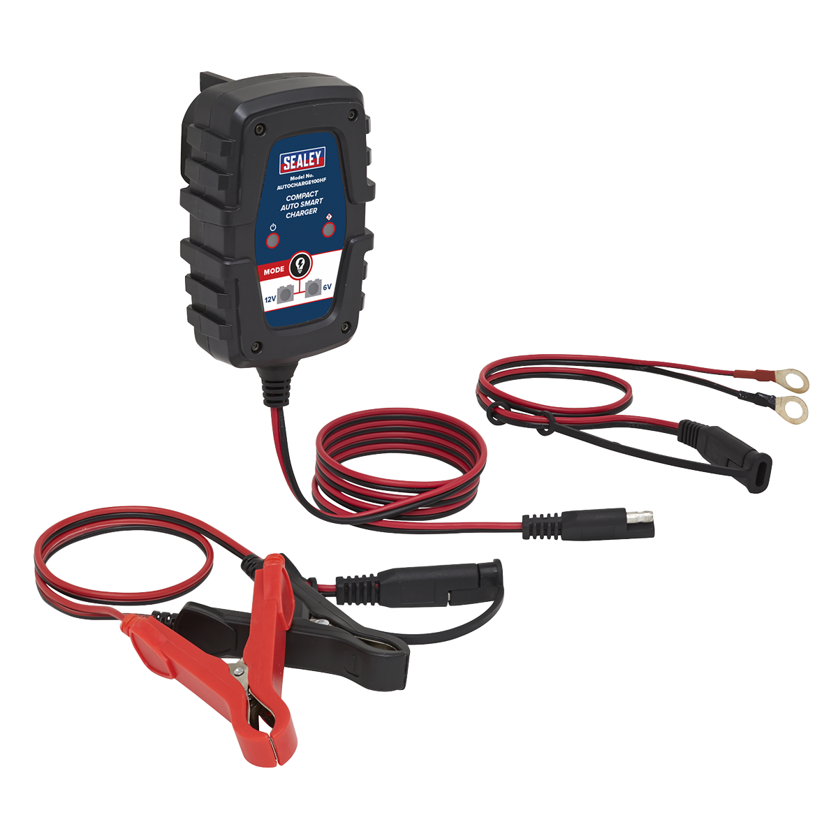 6/12V Compact Smart Trickle Charger & Maintainer 1A AUTOCHARGE100HF