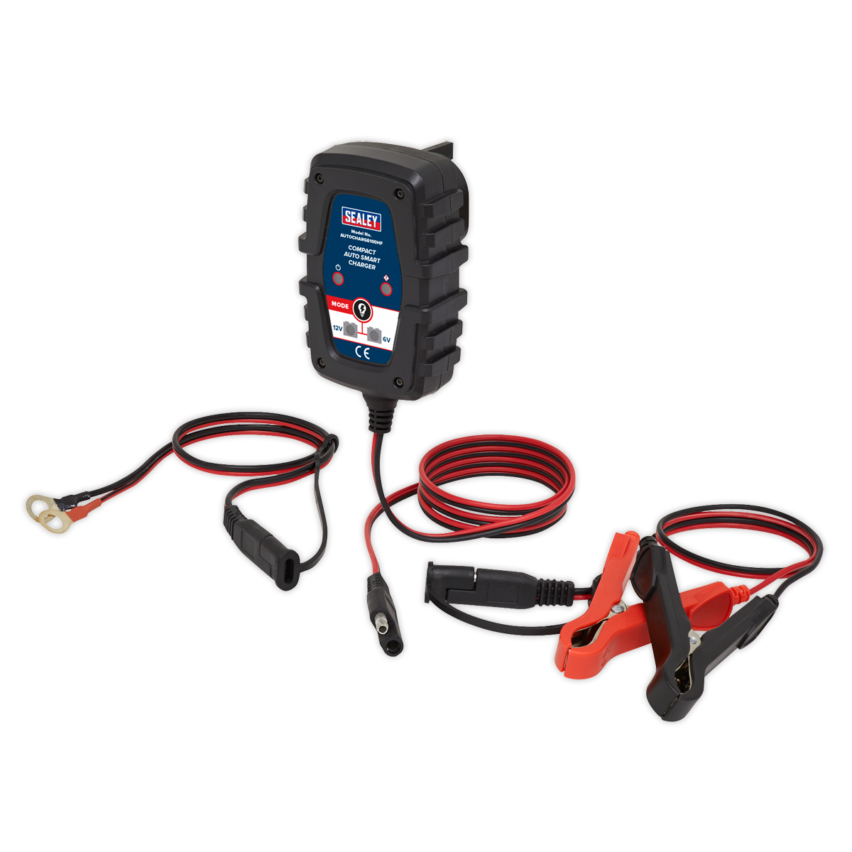 6/12V Compact Smart Trickle Charger & Maintainer 1A AUTOCHARGE100HF