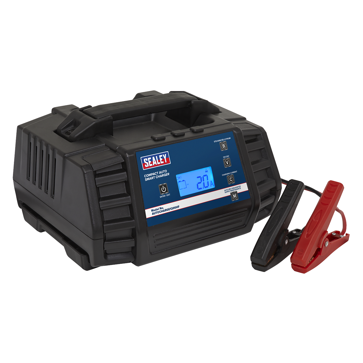 12/24V Compact Auto Smart Charger & Maintainer 12A AUTOCHARGE1200HF