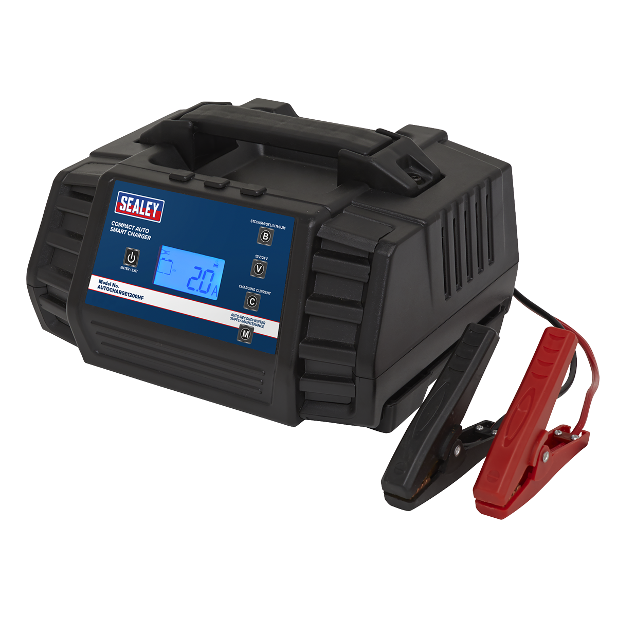 12/24V Compact Auto Smart Charger & Maintainer 12A AUTOCHARGE1200HF
