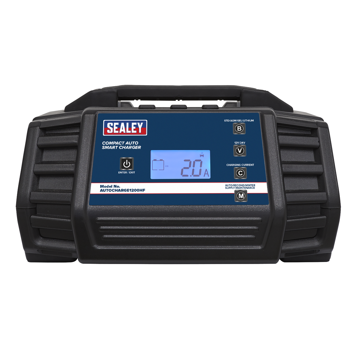 12/24V Compact Auto Smart Charger & Maintainer 12A AUTOCHARGE1200HF