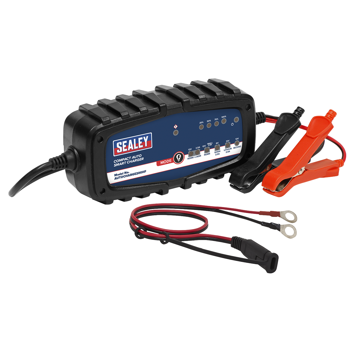 6/12V Compact Auto Smart Charger & Maintainer 2A AUTOCHARGE200HF