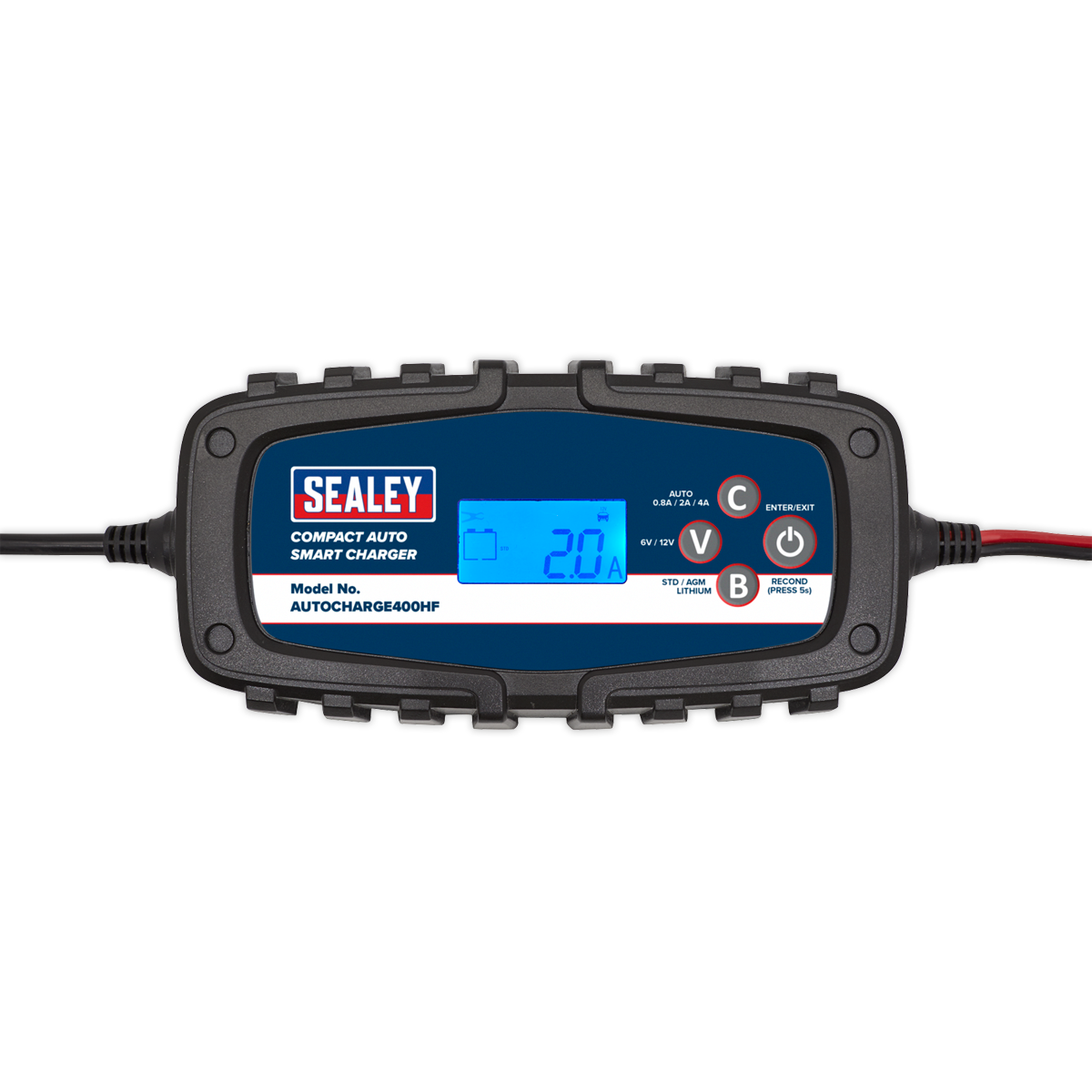 6/12V Compact Auto Smart Charger & Maintainer 4A AUTOCHARGE400HF