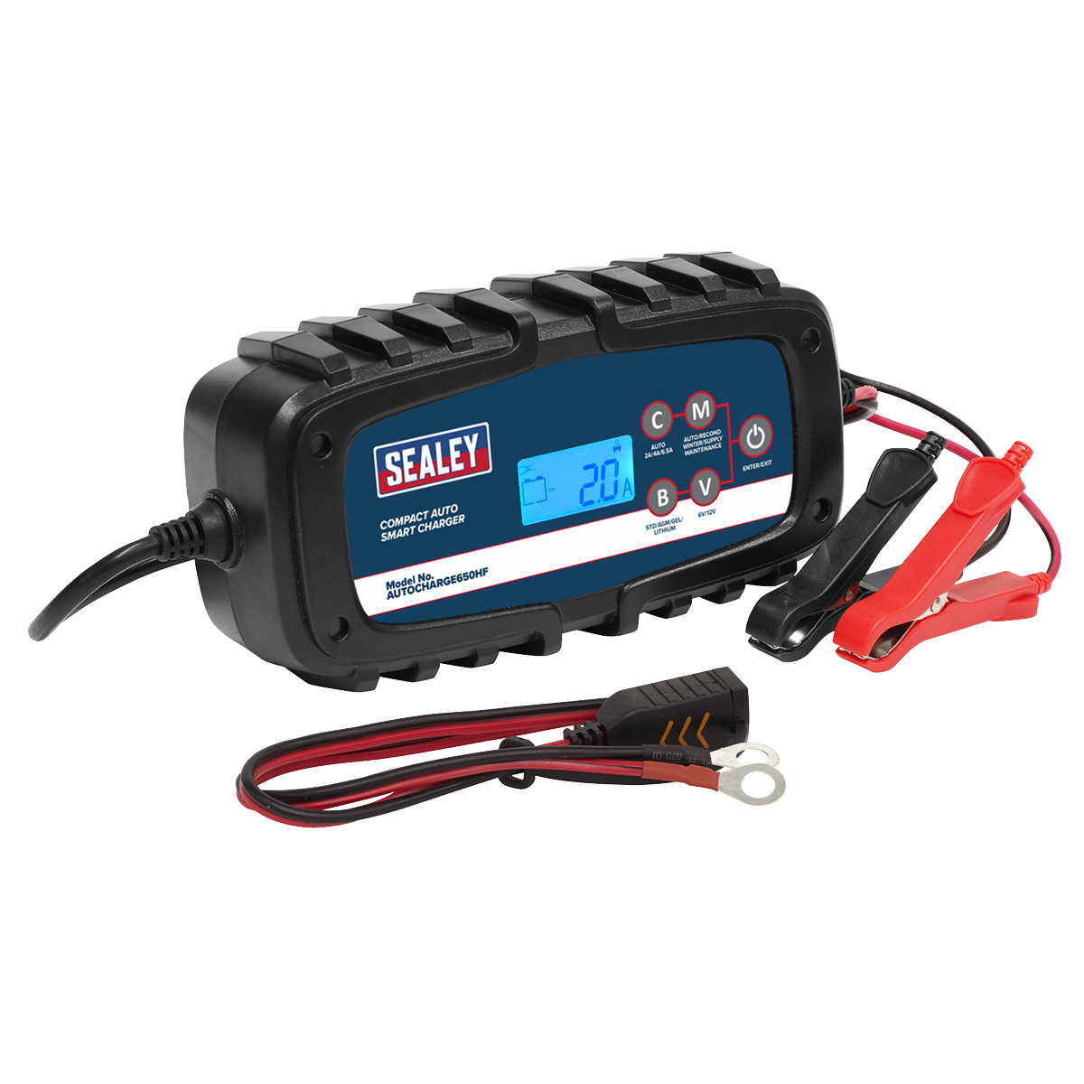 6/12V Compact Auto Smart Charger & Maintainer 6.5A AUTOCHARGE650HF