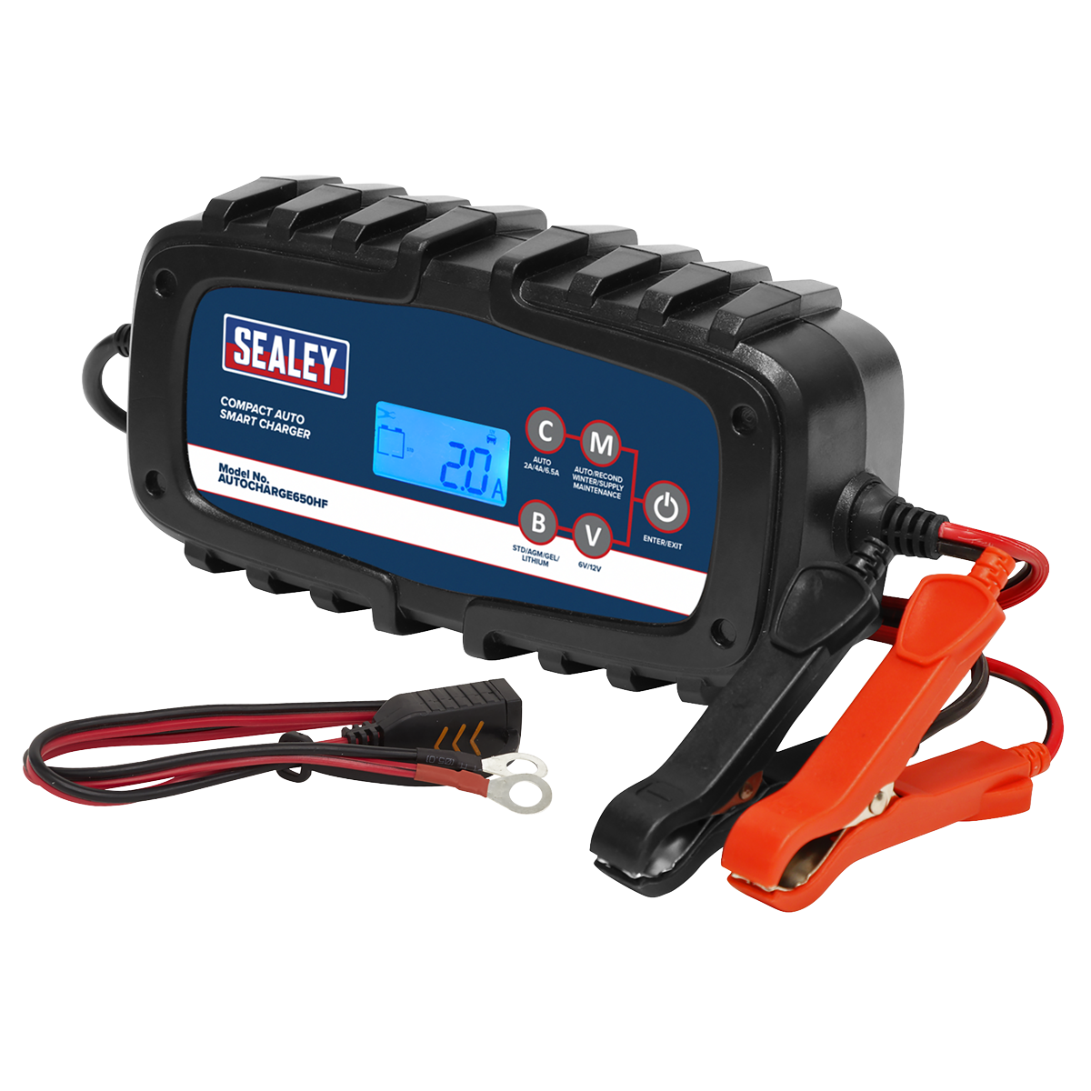 6/12V Compact Auto Smart Charger & Maintainer 6.5A AUTOCHARGE650HF
