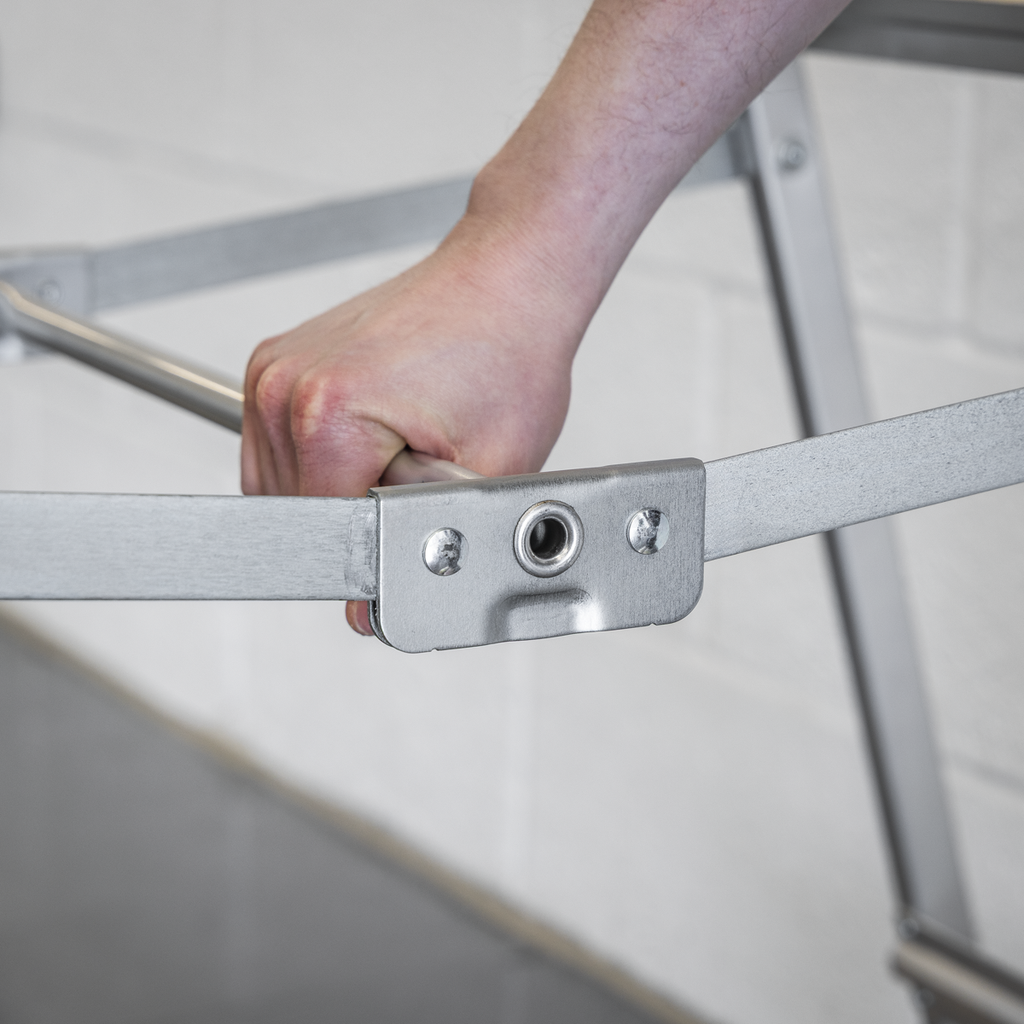 Aluminium Industrial Step Ladder 10-Tread - EN 131 AXL10