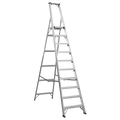 Aluminium Industrial Step Ladder 10-Tread - EN 131 AXL10