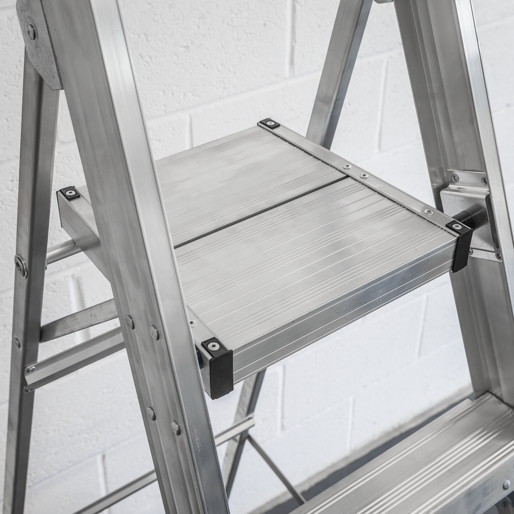 Industrial Step Ladder 12-Tread Aluminium - BS EN 131 AXL12