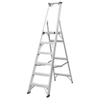 Aluminium Industrial Step Ladder 6-Tread - EN 131 AXL6