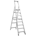 Aluminium Industrial Step Ladder 8-Tread -EN 131 AXL8
