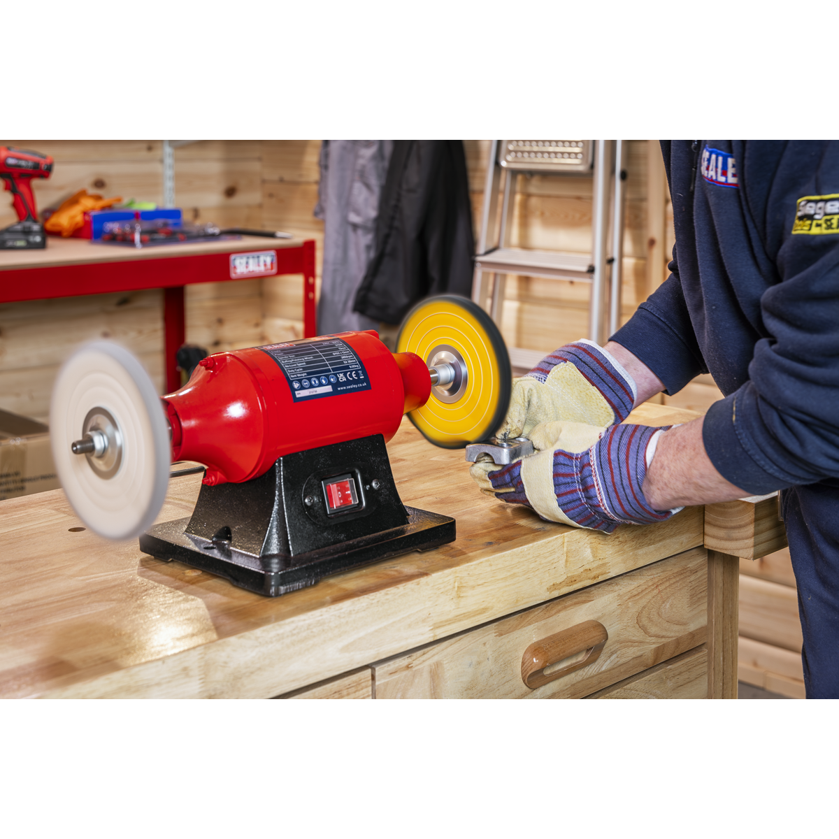 150mm Bench Mounting Buffer/Polisher 370W/230V BB1502