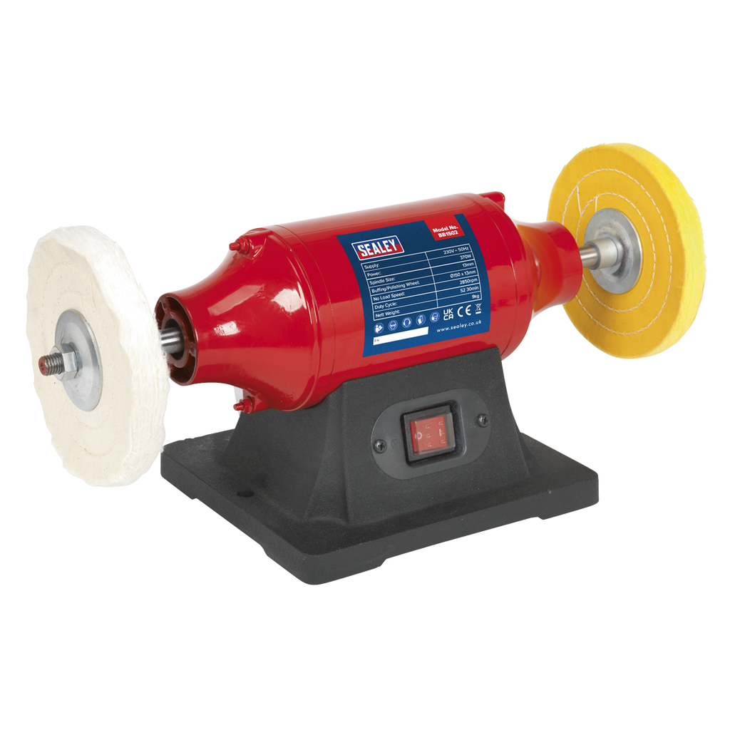 150mm Bench Mounting Buffer/Polisher 370W/230V BB1502