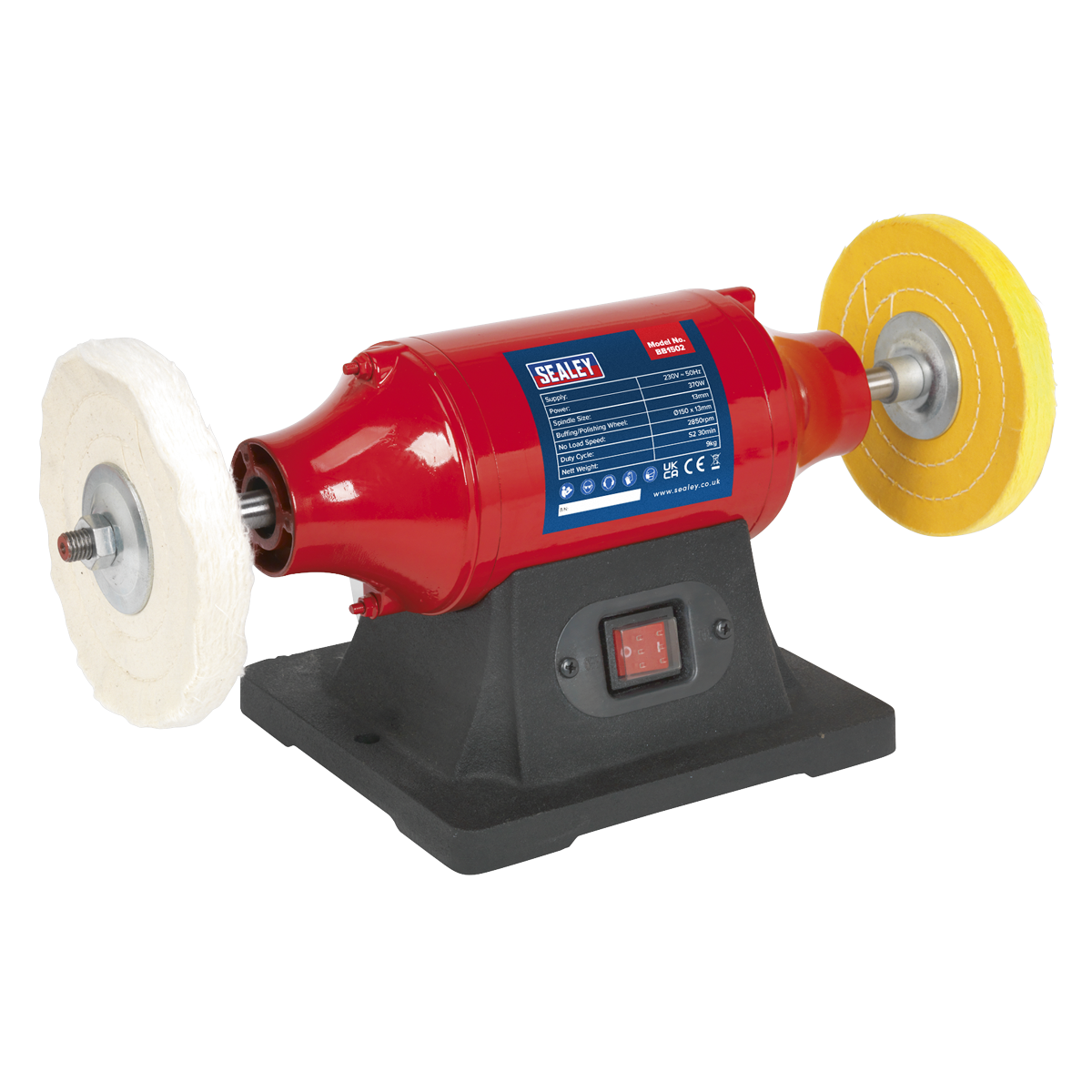 150mm Bench Mounting Buffer/Polisher 370W/230V BB1502