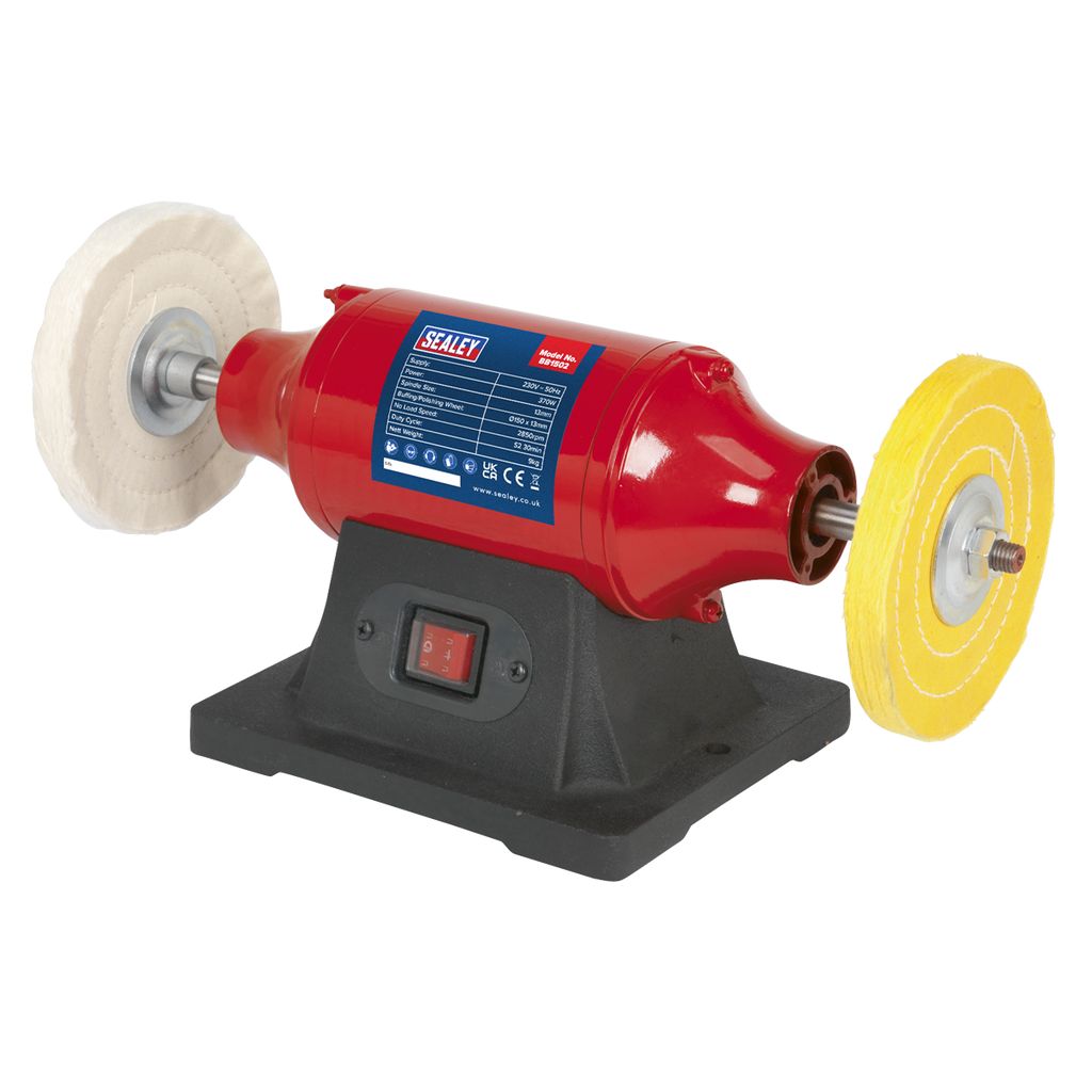 150mm Bench Mounting Buffer/Polisher 370W/230V BB1502