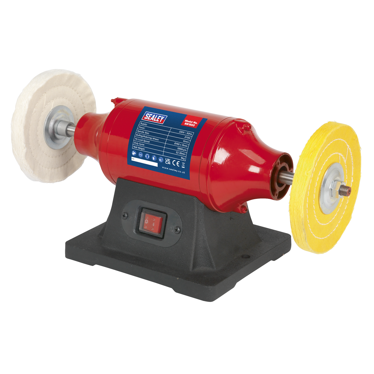 150mm Bench Mounting Buffer/Polisher 370W/230V BB1502