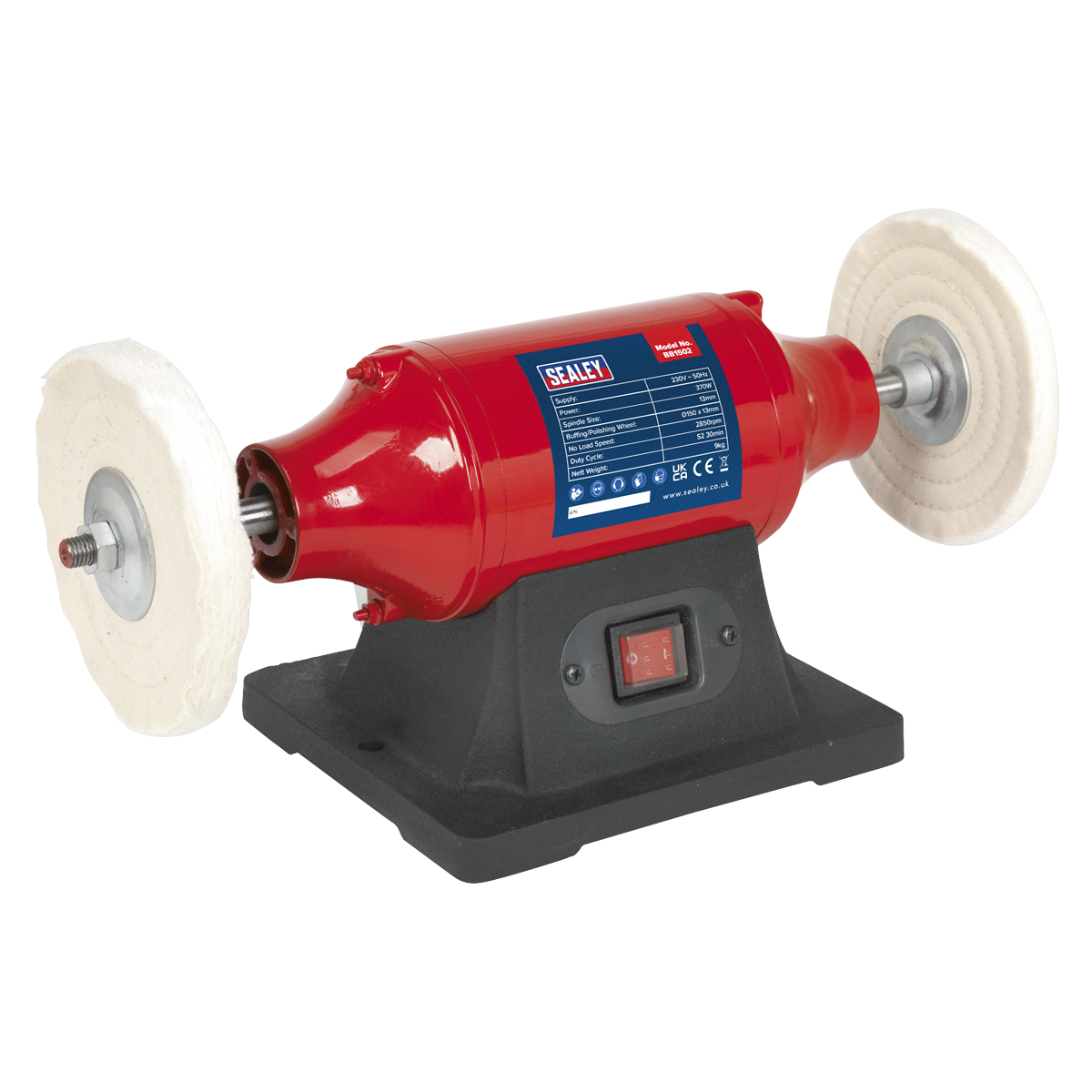150mm Bench Mounting Buffer/Polisher 370W/230V BB1502