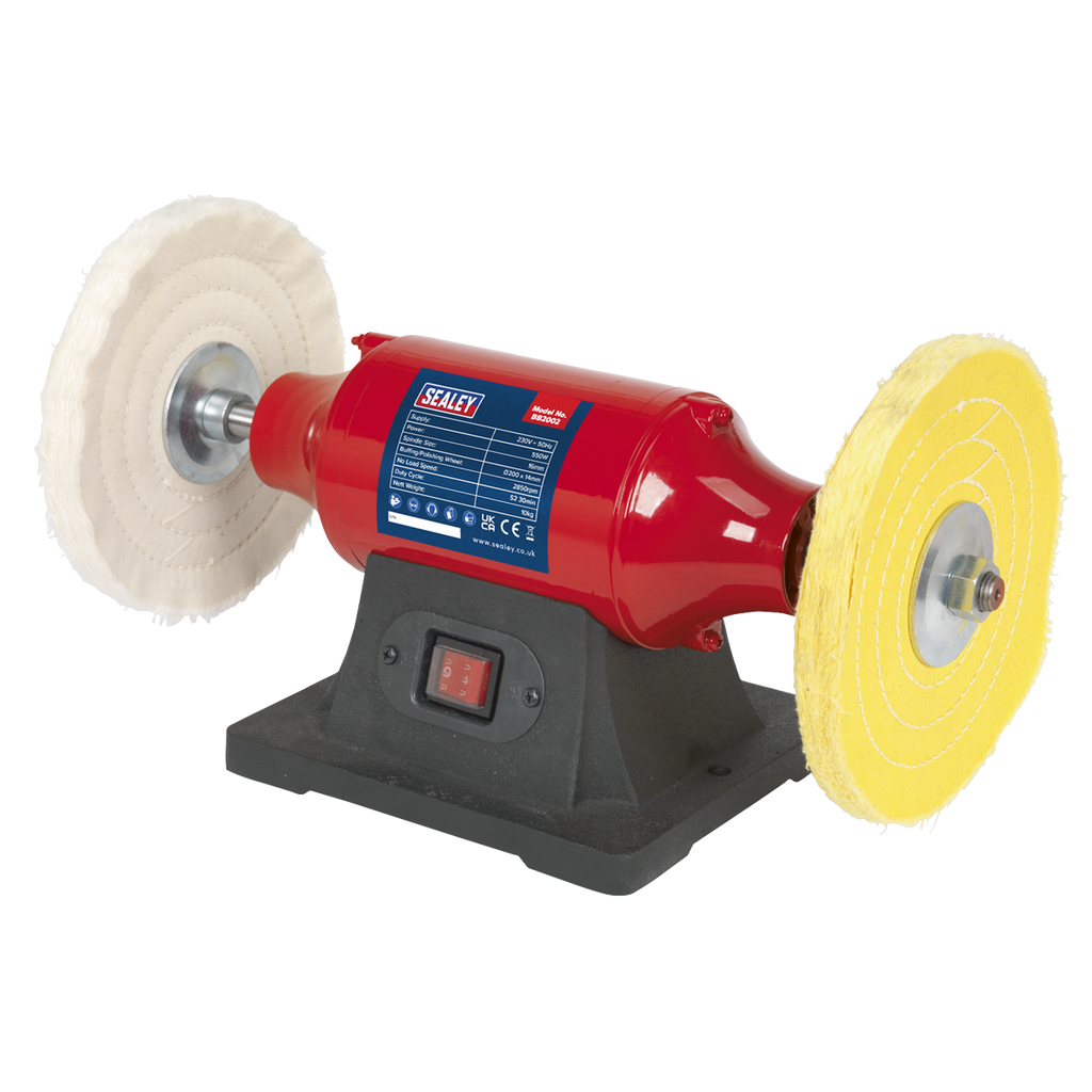 200mm Bench Mounting Buffer Polisher 550W/230V BB2002
