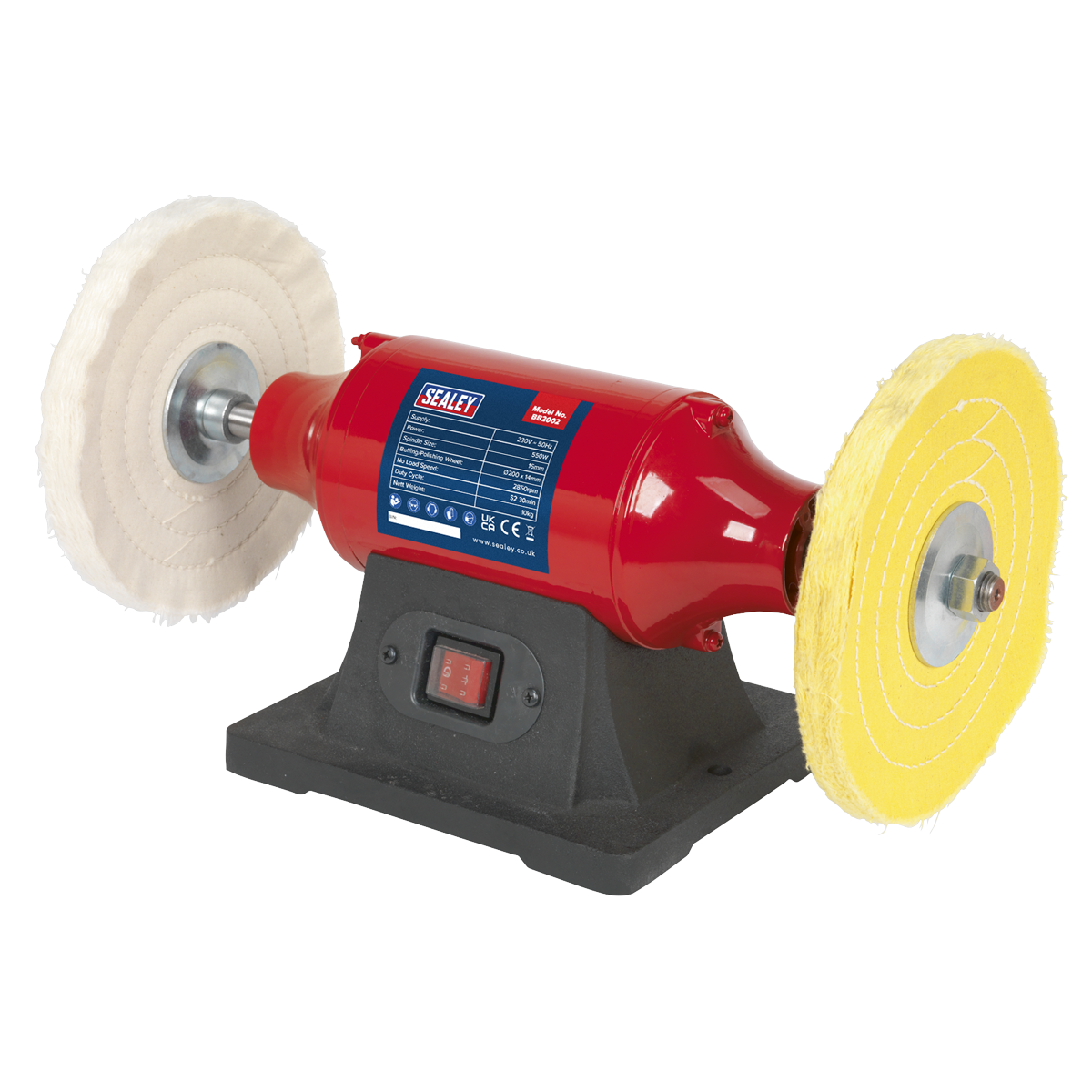 200mm Bench Mounting Buffer Polisher 550W/230V BB2002
