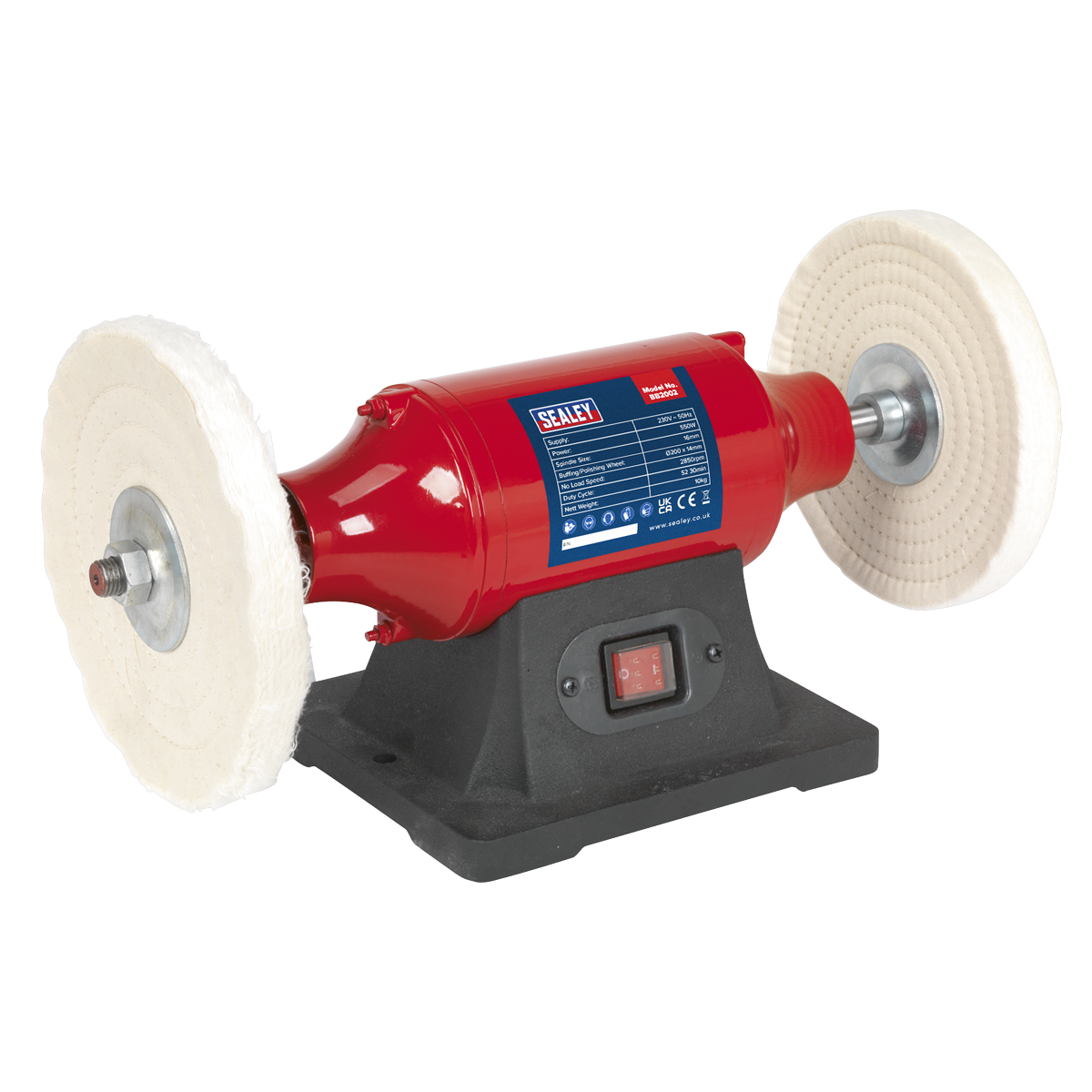 200mm Bench Mounting Buffer Polisher 550W/230V BB2002