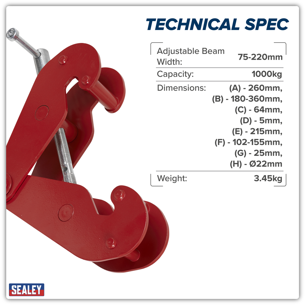 Beam Clamp 1 Tonne BC1000